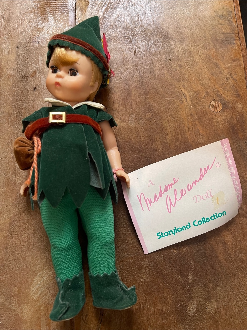 Madame Alexander Doll in Emerald and Brown Storyland Costume